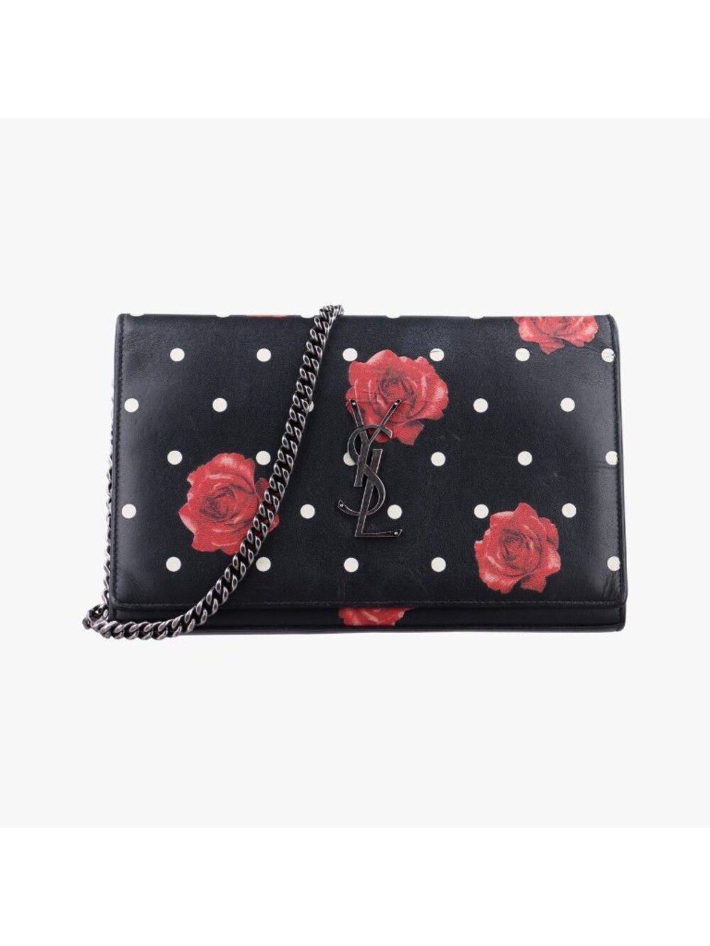 Saint Laurent Kate Black Leather Shoulder Bag